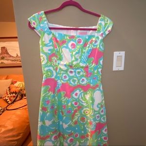 Lilly Pulitzer Cap Bell Sleeve Dress